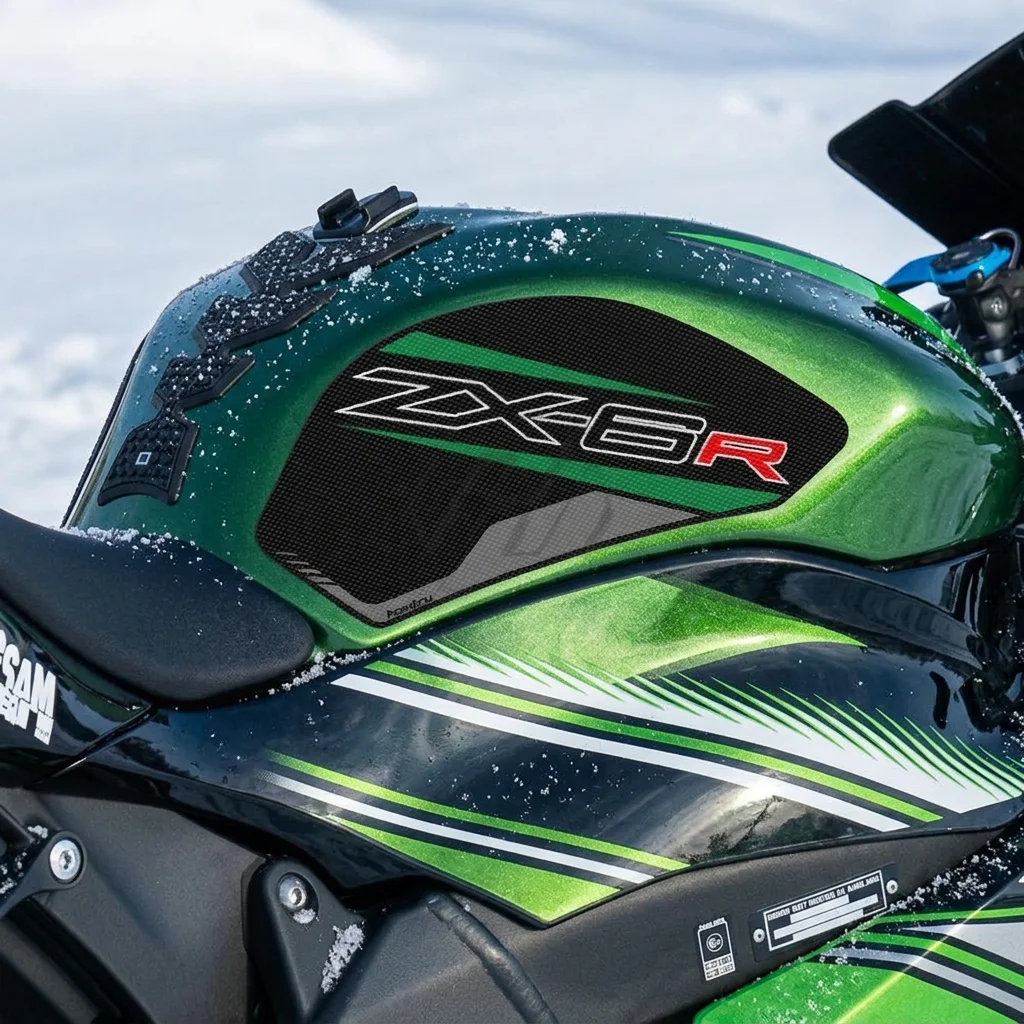 

For Kawasaki ZX-6R ZX6R 2009-2016 Sticker Motorcycle Side Tank Pad Protection Knee Grip Anti-slip