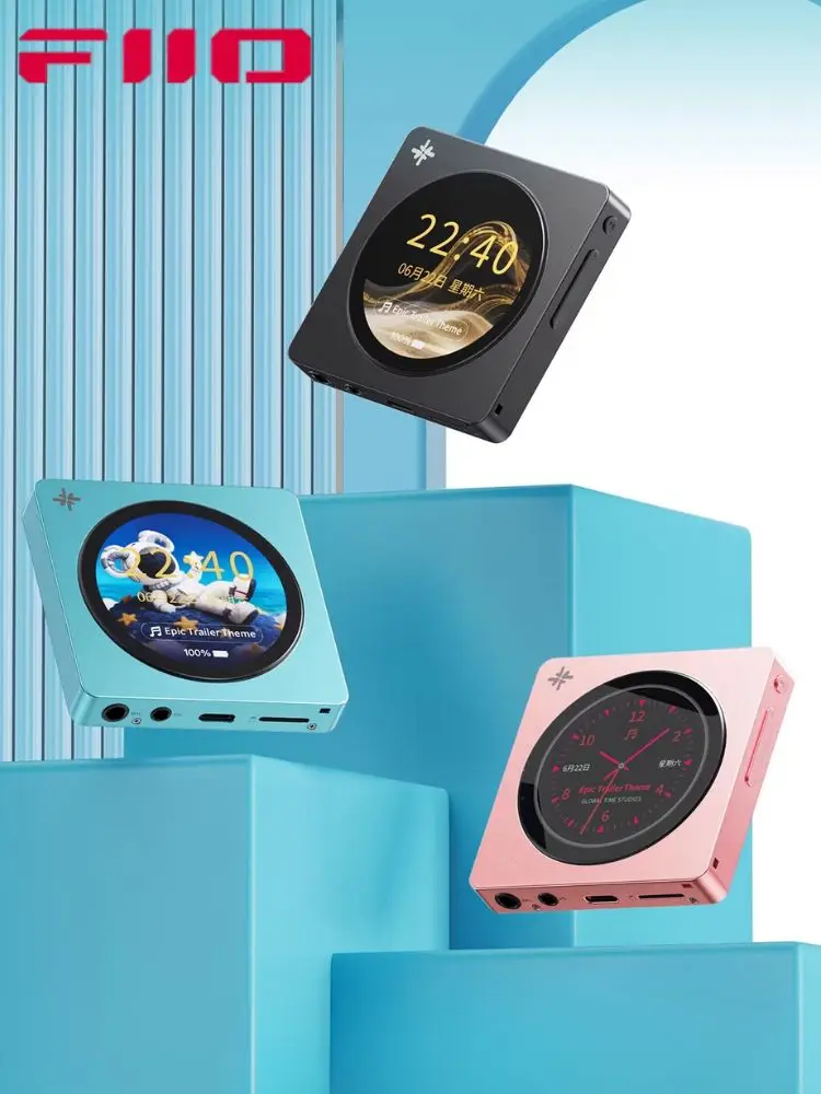 Lecteur de musique haute résolution Fiio Snowsky Disc 2T TF, qualité sonore HIFI, lecteur MP3 portable, Bluetooth 5.4, WiFi, prise en charge USB AUDIO, SPDIF