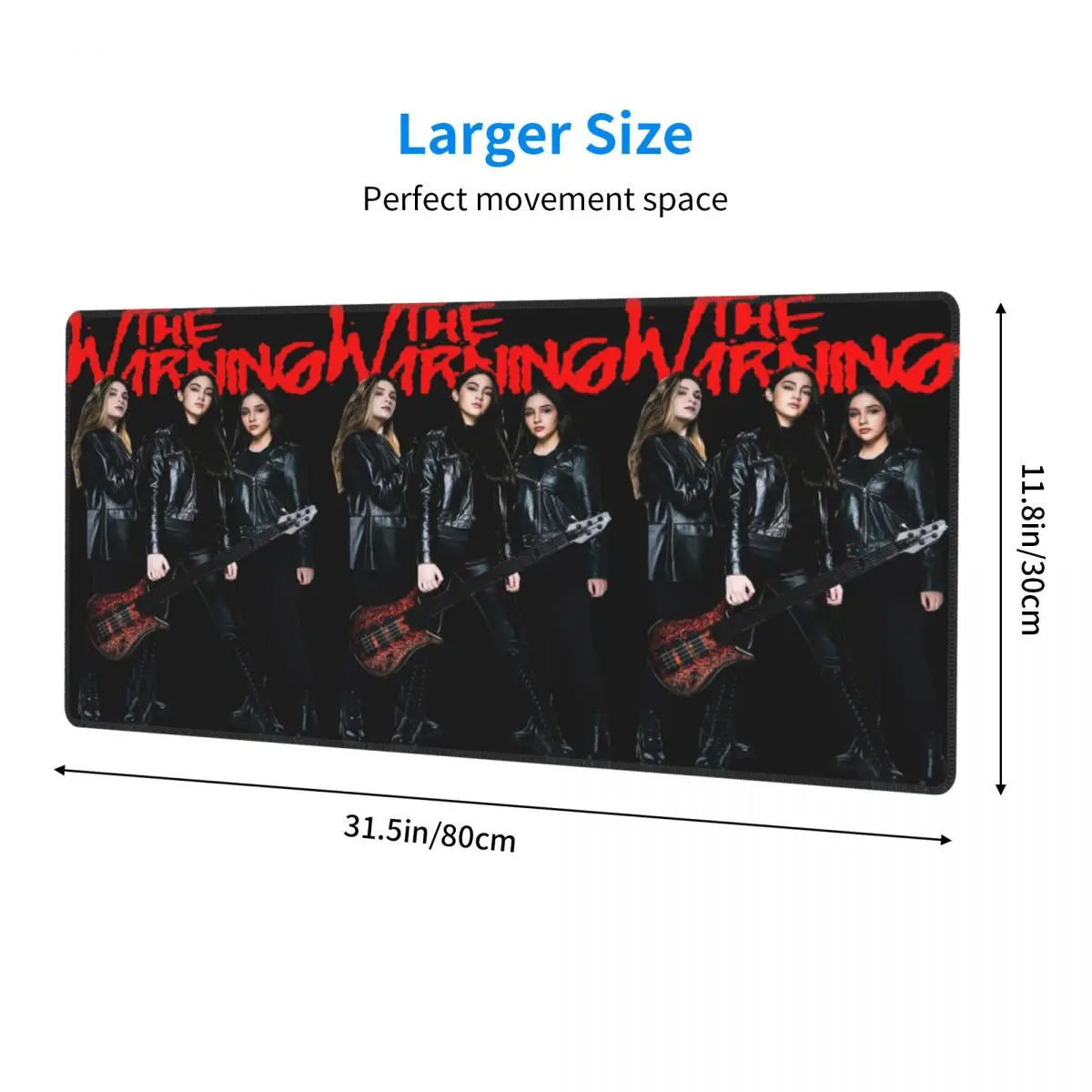 Large Mouse Pad Top Trendigns The Warning Band Gamer PC Laptop Mats Keyboard Carpet Computer Gaming Office Accessories Desk Mat