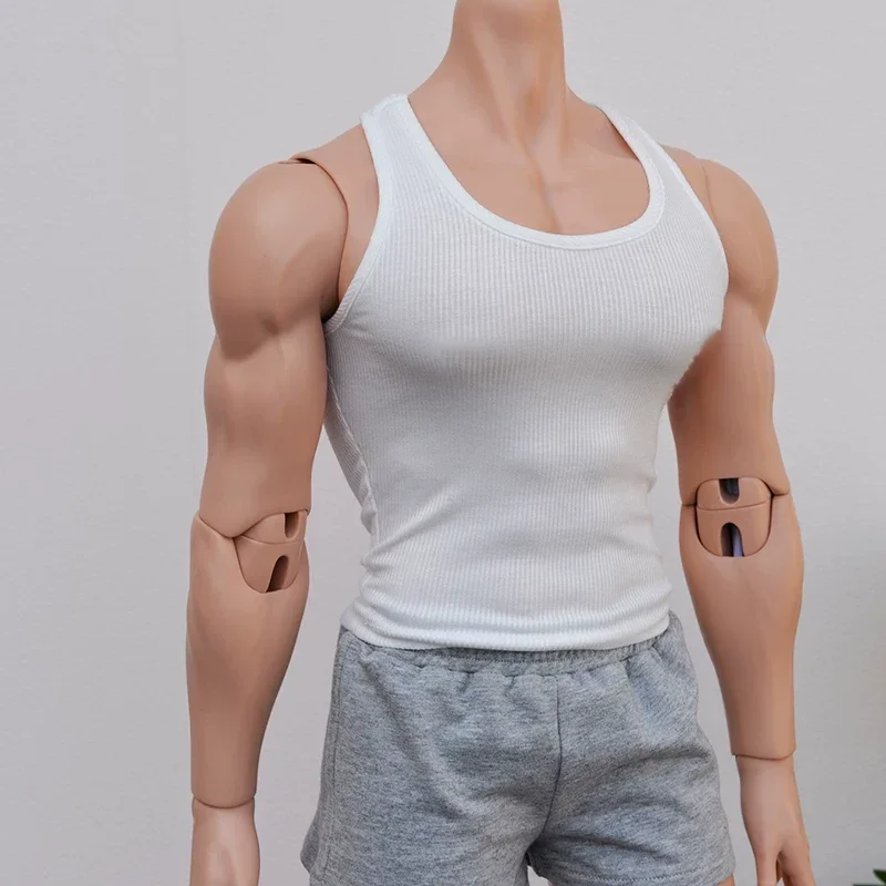 

Handmade Doll Clothes SD Tank Top, BJD DD SD MSD 1/6 1/4 1/3 uncle 73 ID75 TD85 customized grey black simple vest 1pcs