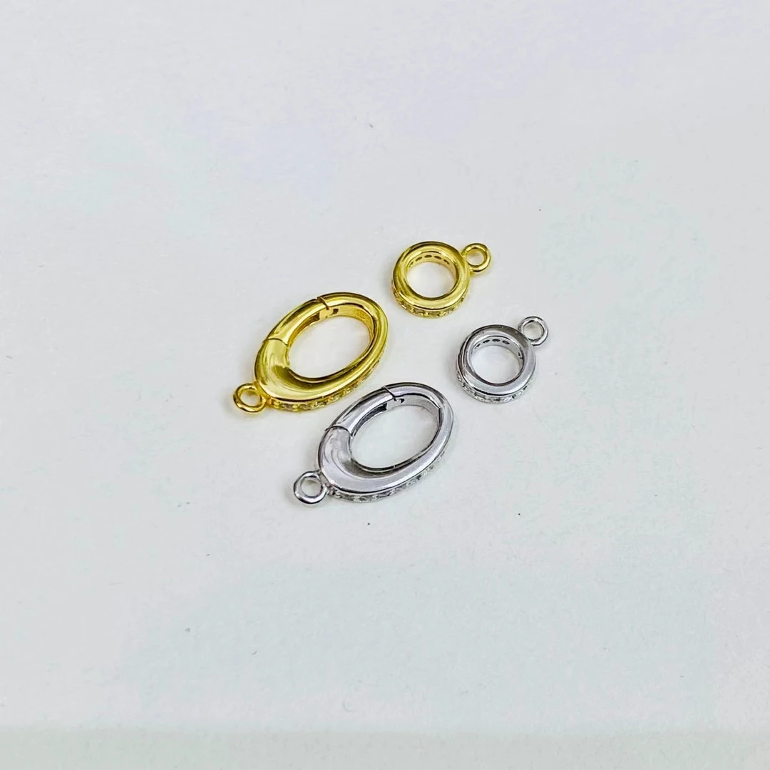 

Оптовая продажа DIY хорошее качество S925 стерлингового серебра кулон ожерелье браслет застежка крючок для жемчуга 6-9 мм 5 шт./лот