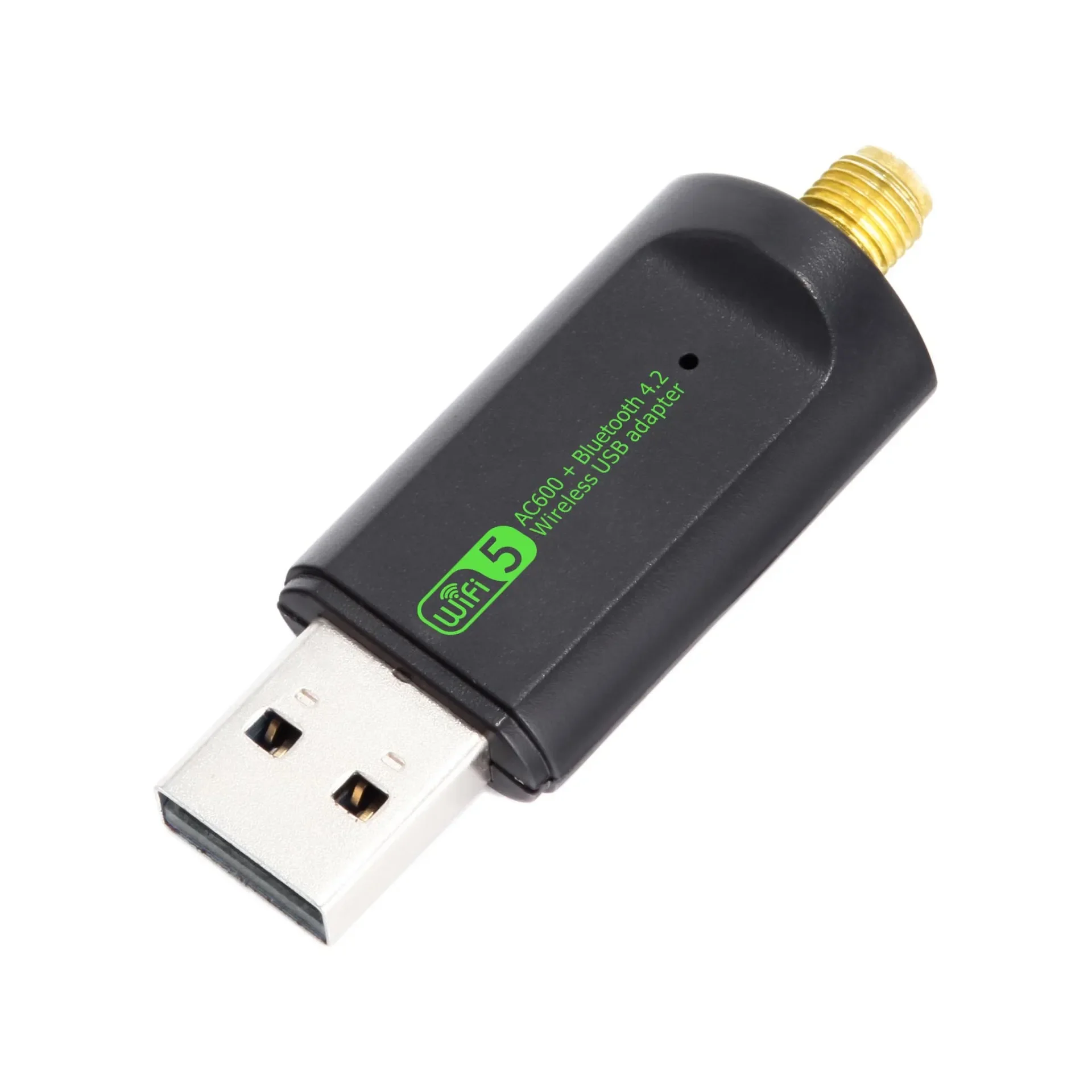 USB Wi-Fi Bluetooth адаптер AC600 двухдиапазонный беспроводной внешний Ресивер Мини WiFi адаптер для ПК/ноутбука/настольного компьютера