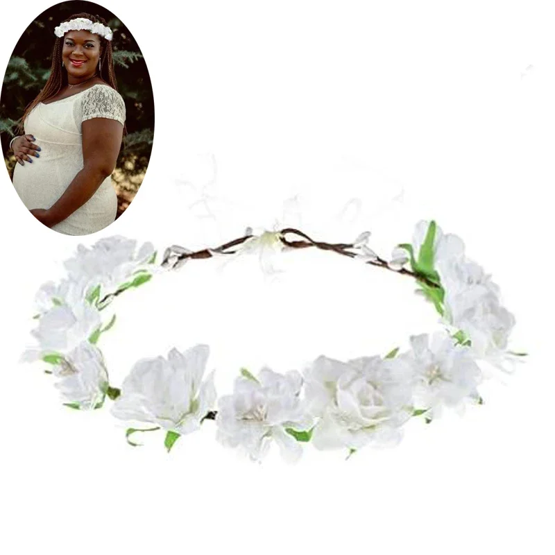 

2packs Freely Choose Flower Headband Bridal Floral Crown Garland Halo for Wedding Festival Wreath Girls BOHO Garland Halo