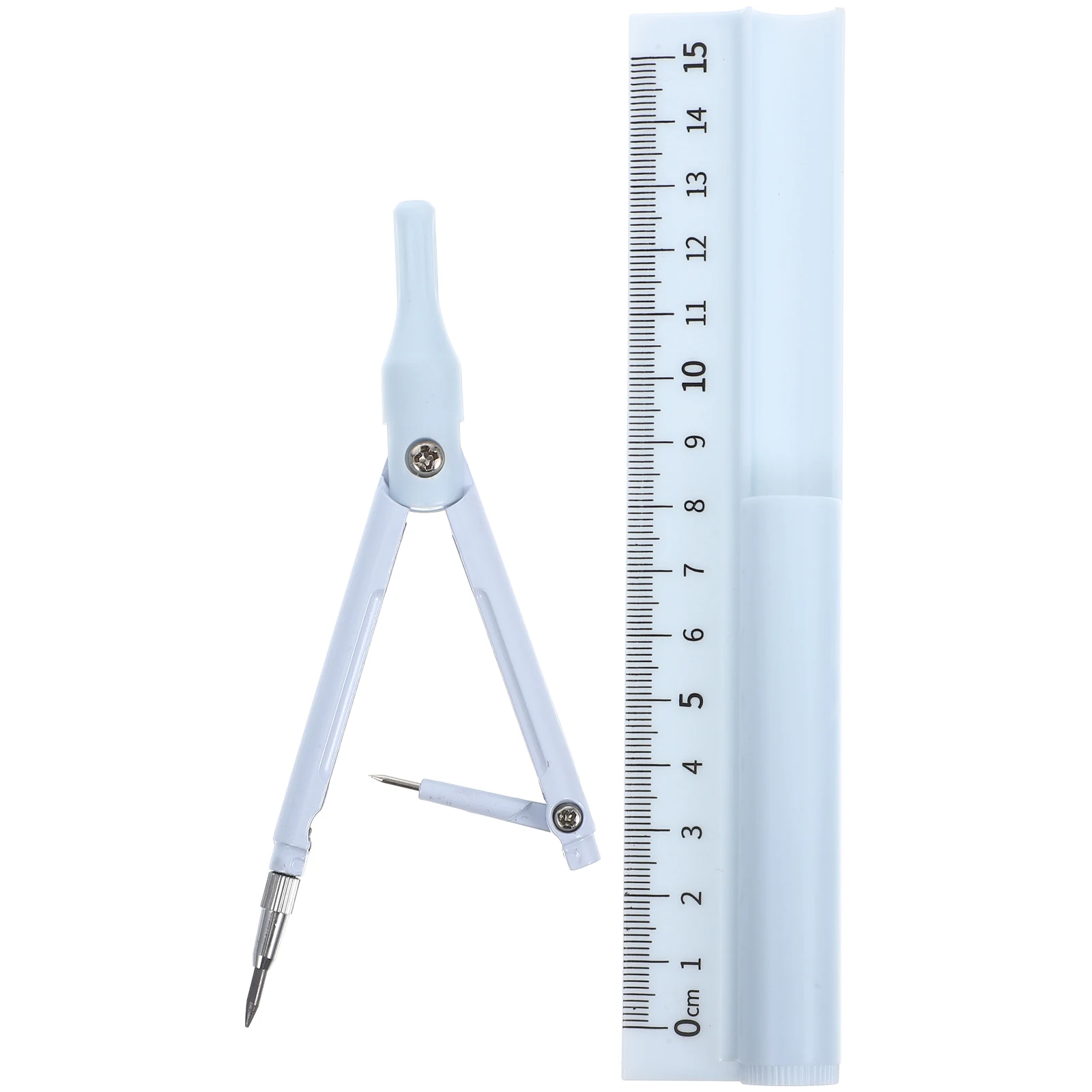 Ruler Compass Pen Set Drawing Metric Circle Maker Drafting Compasses Student School Supplies Kit High Precision