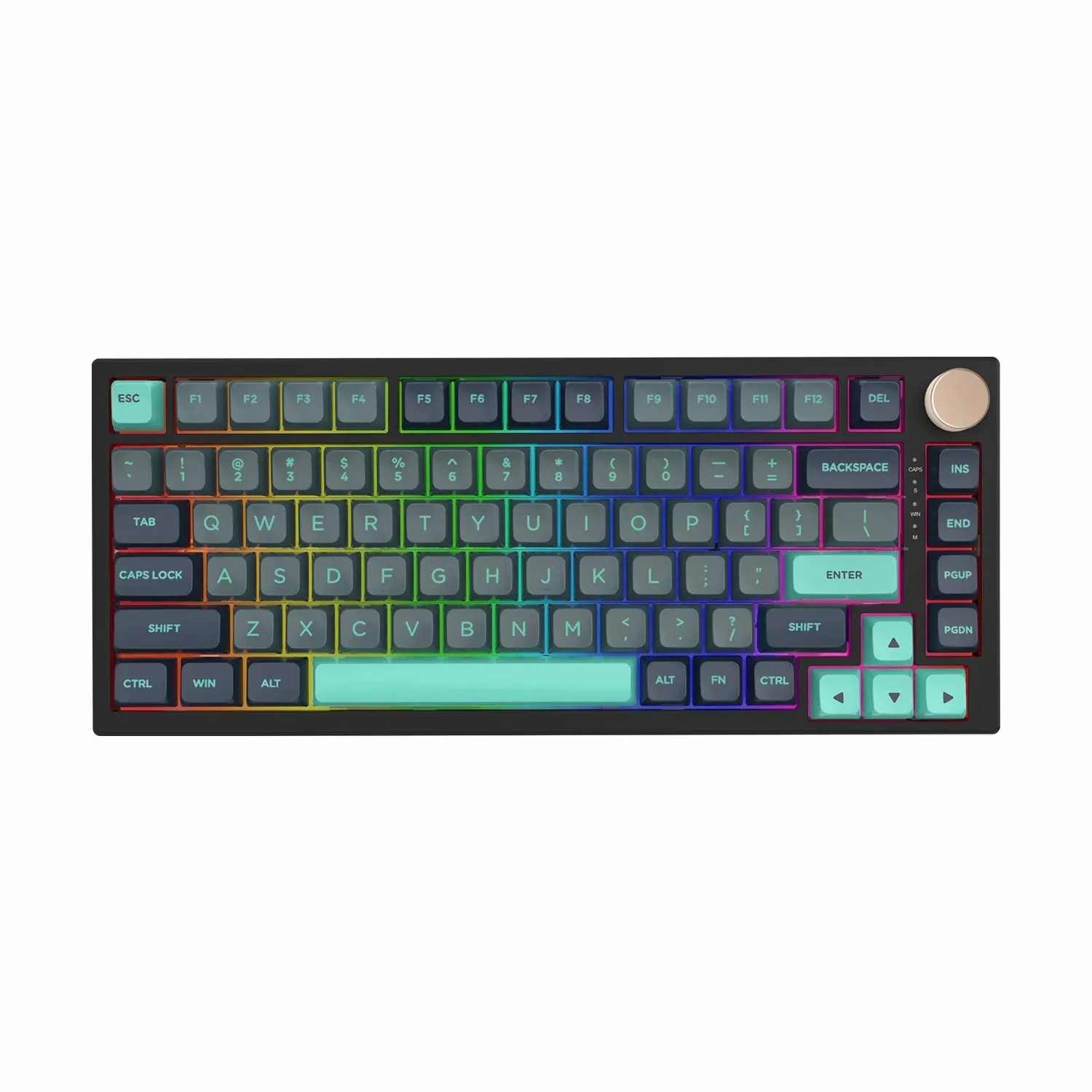 

VGN N75 PBT Hot-Swapped RGB MDA Profile Keycaps Wired/Wireless Mechanical Gaming Keyboard