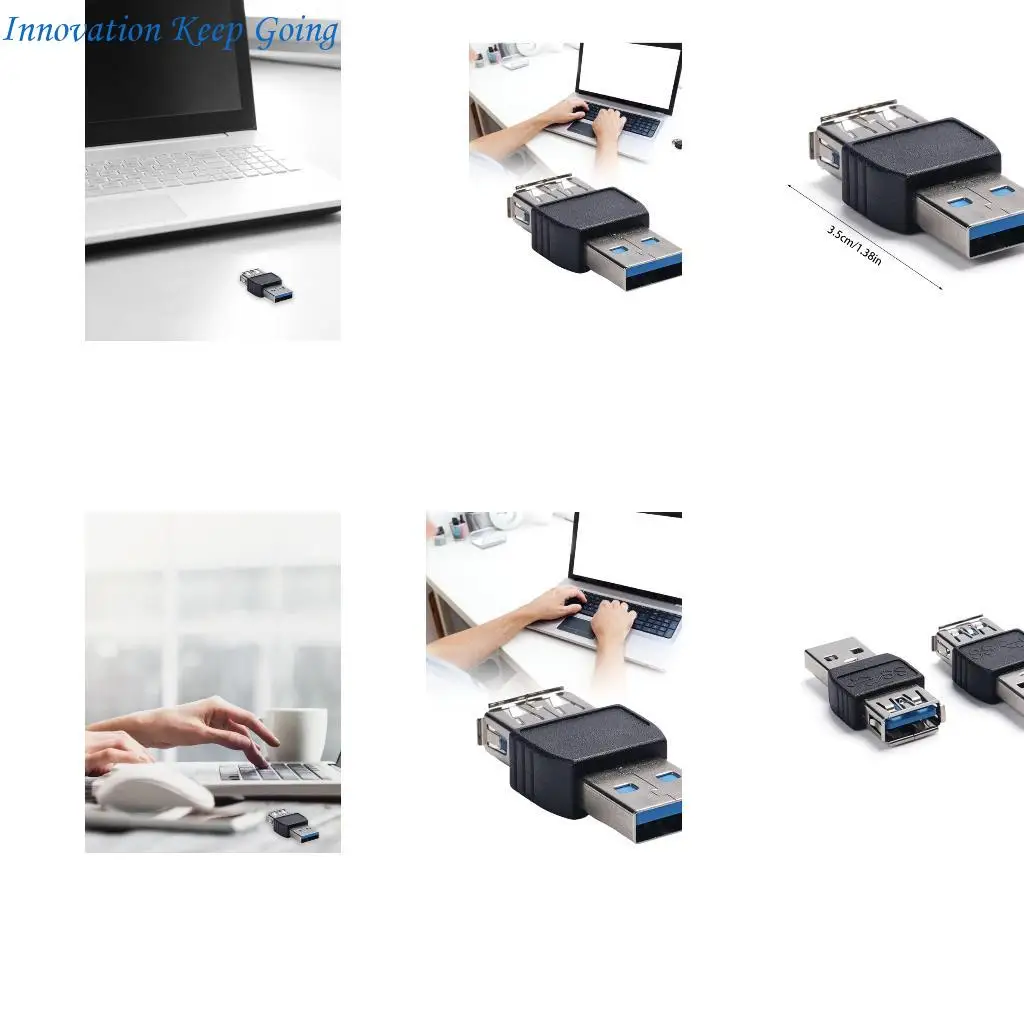 E65C USB3.0 to USB3.0 Laptop Charging Cable Adapter USB3.0 Female to USB Converters Power Supply Extension Adapter for Laptops