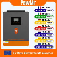2025 PowMr 2.3KW 4.2KW Hybrid Solar Inverter 12V 24V 230V Off Grid Pure Sine Inverter Dual Output with MPPT 100A Solar Charger