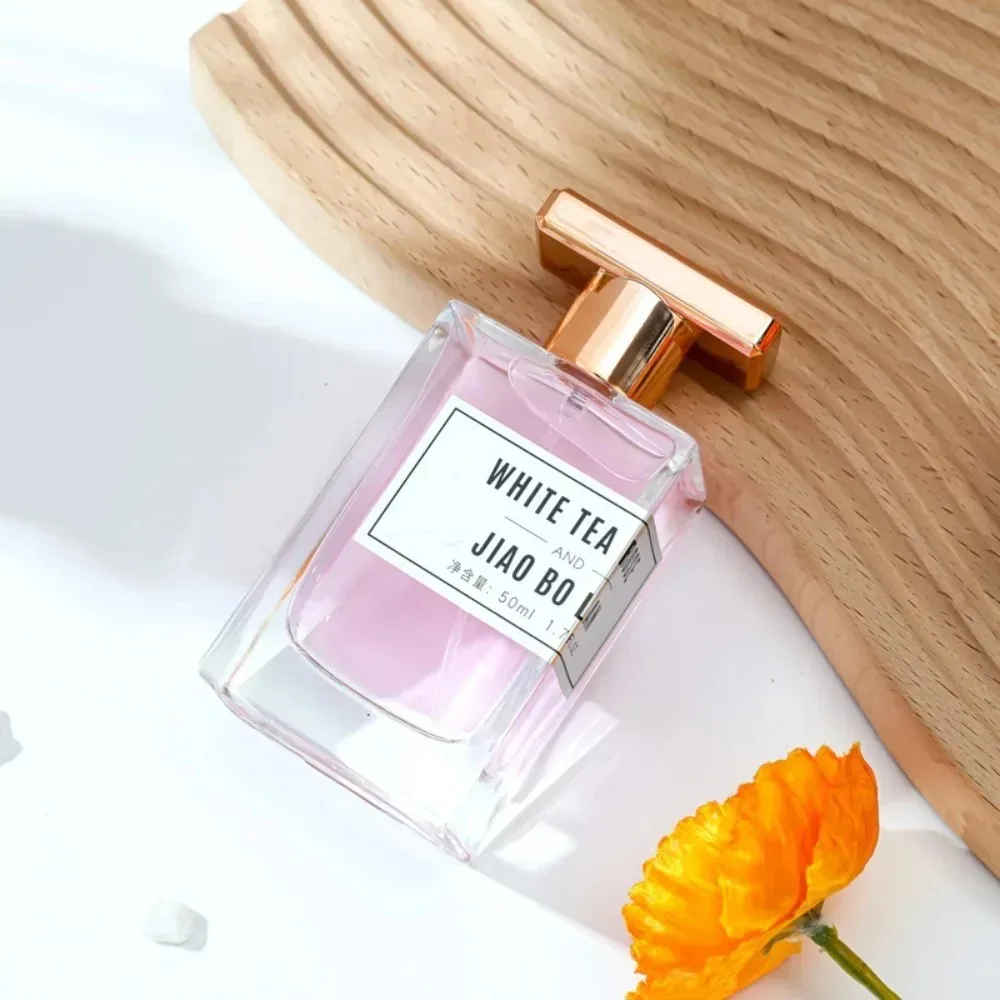 

Женская парфюмерная вода White Tea Rose: свежий, нежный, стойкий аромат в элегантном минималистичном стиле для студенток и девушек, 50 мл EDP