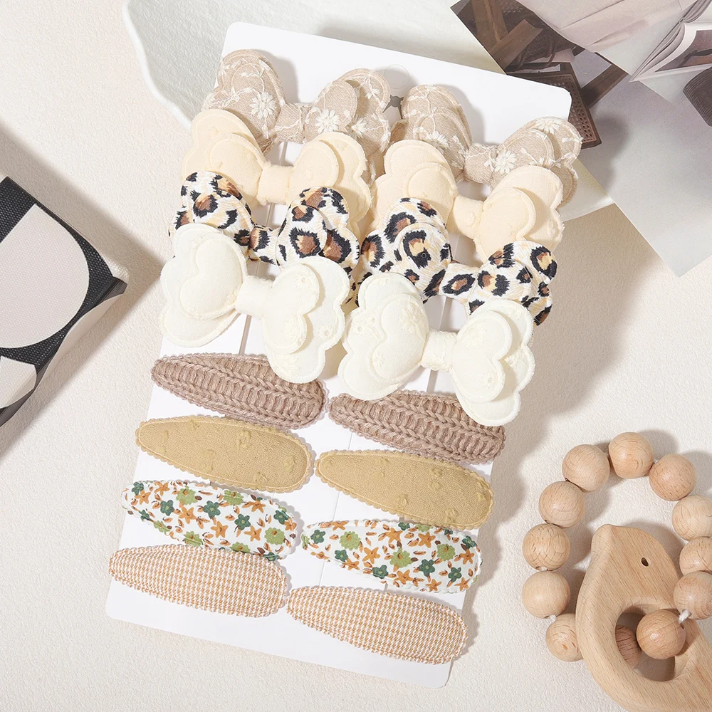 16pcs Meisje Boog Haar Clips Leuke Snoep Kleur Nieuwjaar Nieuwe Stijl BB Clips Strik Kid Haarspelden Haarspeldjes Baby haar Accessoires Gift