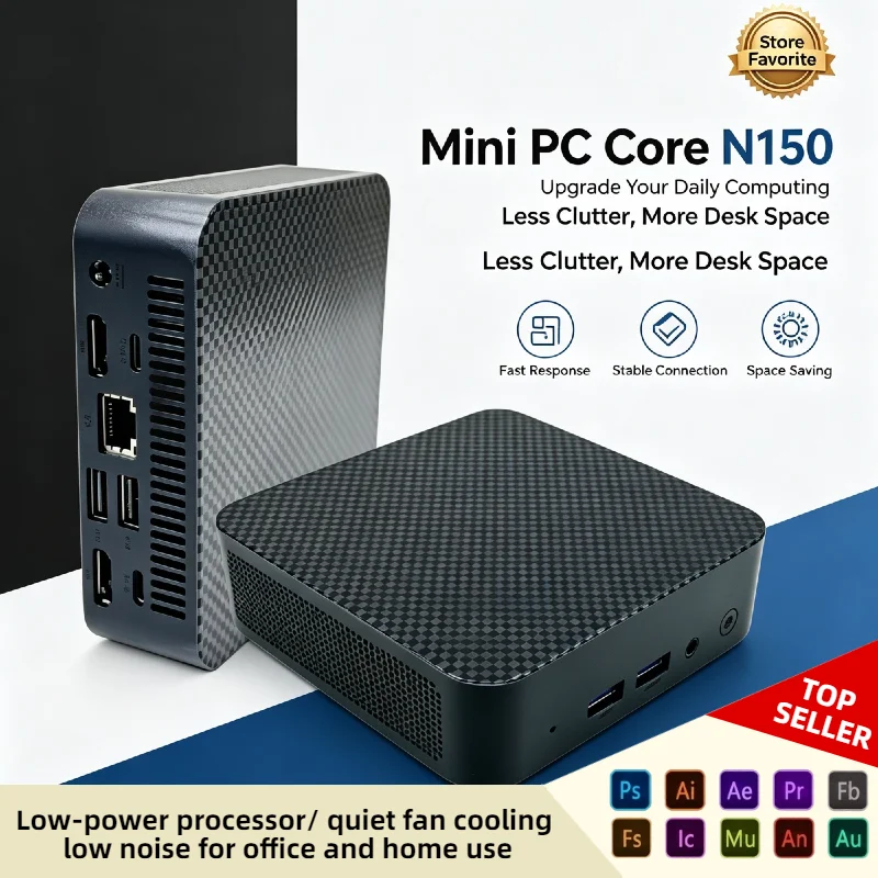 Mini PC Intel N150 16GB 512GB SSD