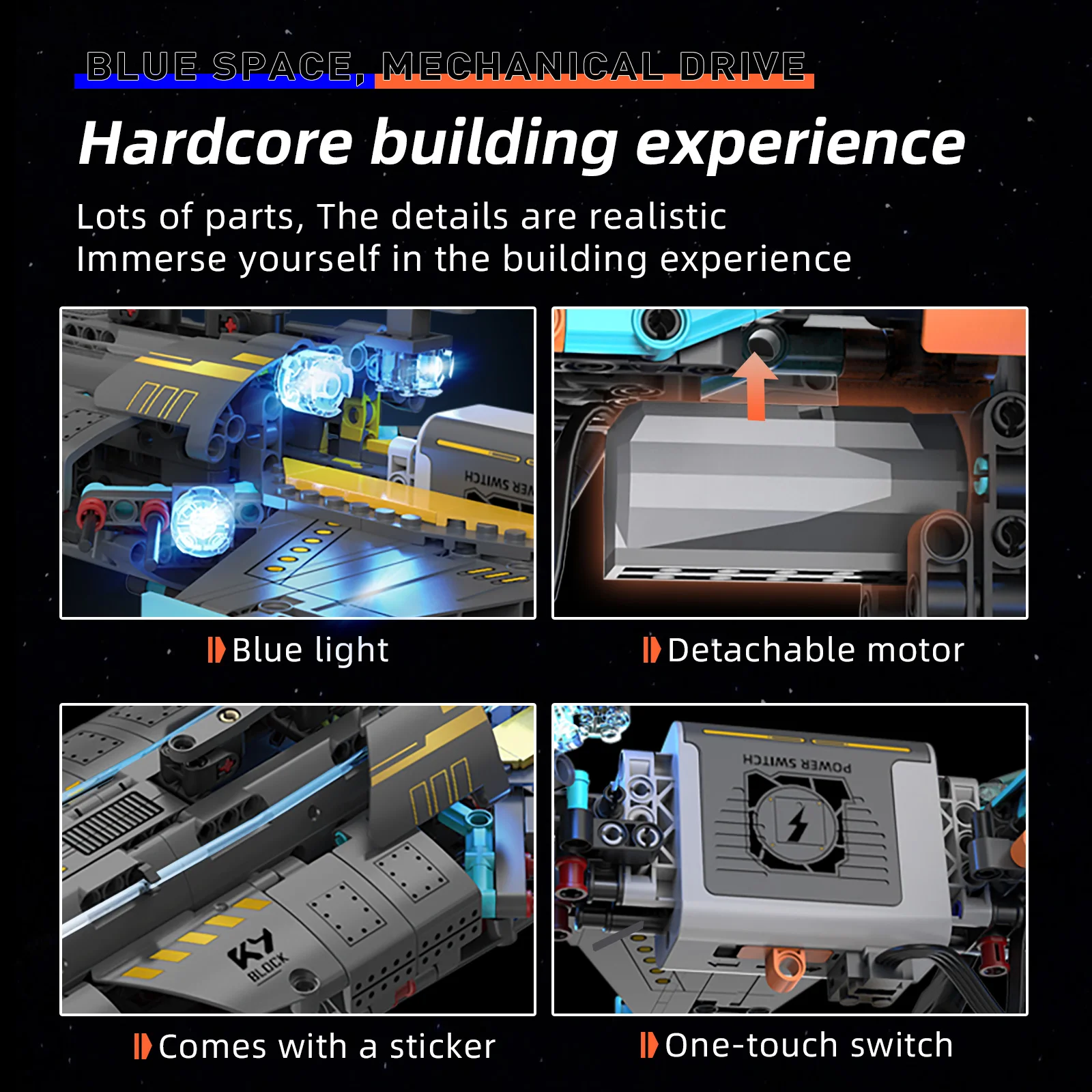 K96139 Luchtvaart Ruimtestation Bouwstenen Technisch Model Ruimteschip DIY Assembleren Bricks STEM Speelgoed voor Jongens Kerstcadeaus