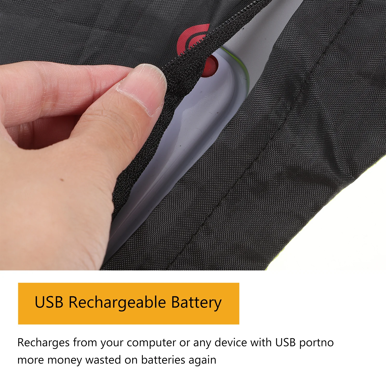 

Led Turn Signal Saddle Bag Waterproof Cycling Backpack Remote Control Safety Light For Night Riding Yellow-Green Camping