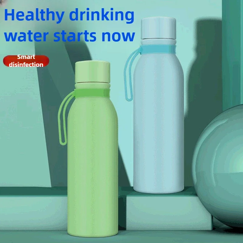 Beliebte UV-sterilisierende Wasserflasche – Intelligente UV-Desinfektion, isolierte Sportflasche aus Edelstahl 304