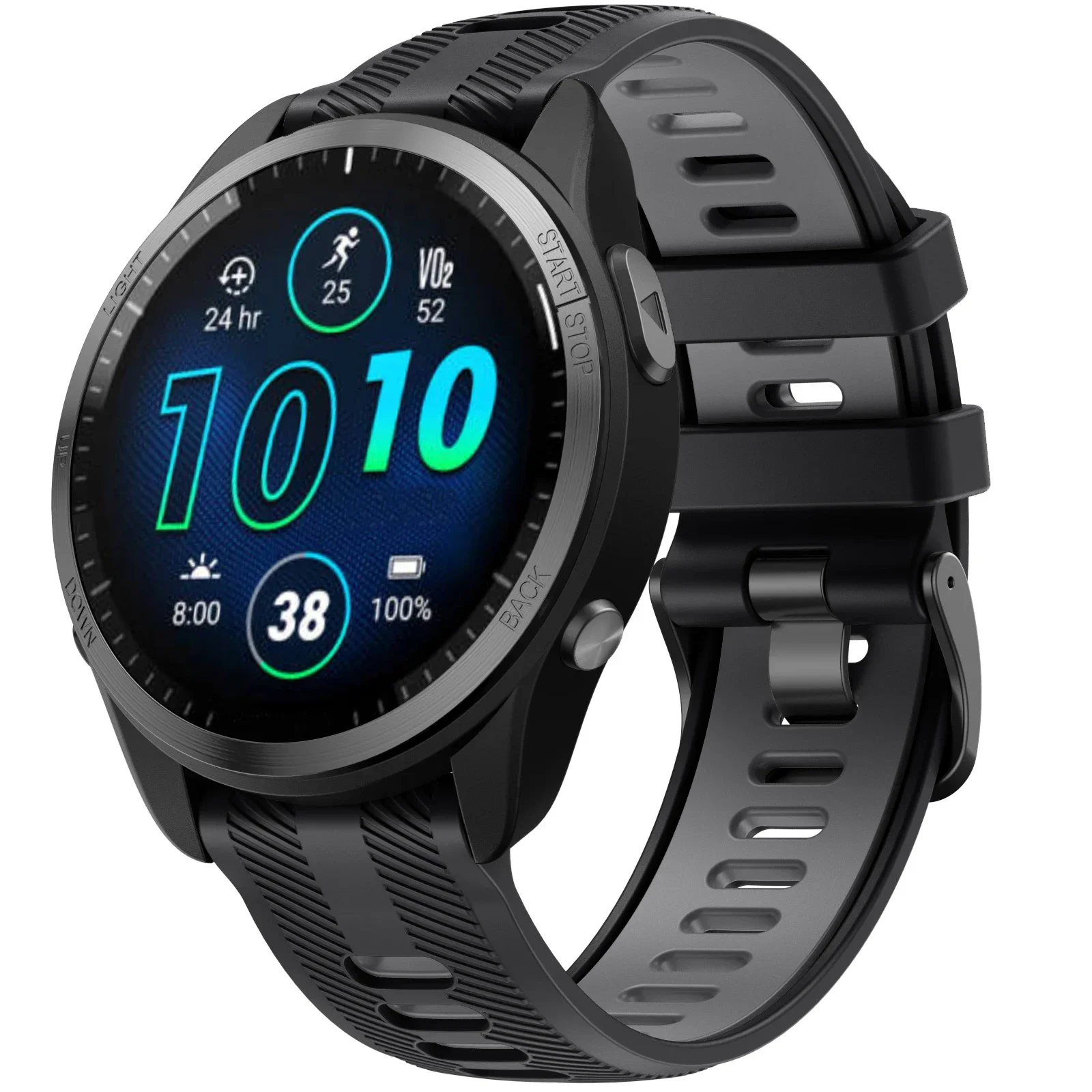 22 مللي متر Garmin الرسمية سيليكون الفرقة سهلة تناسب حزام ل Forerunner 955/945 الأصلي سوار Forerunner 965 حزام ساعة Istinct1 2