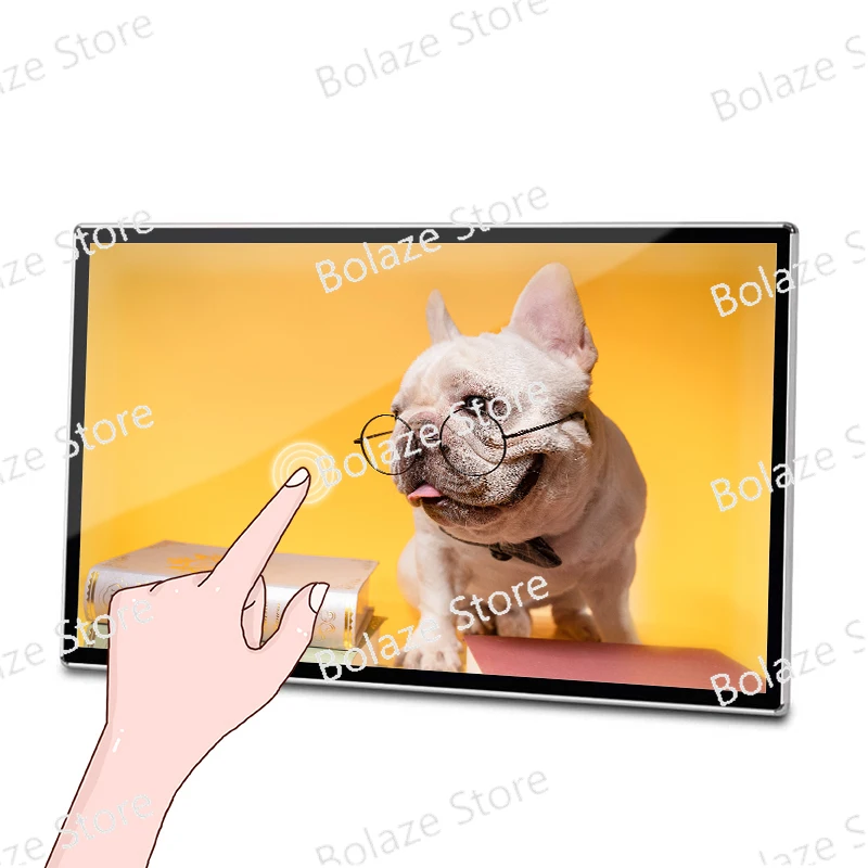 Wall-mounted LCD advertising display high-quality digital signage android tablets retail display