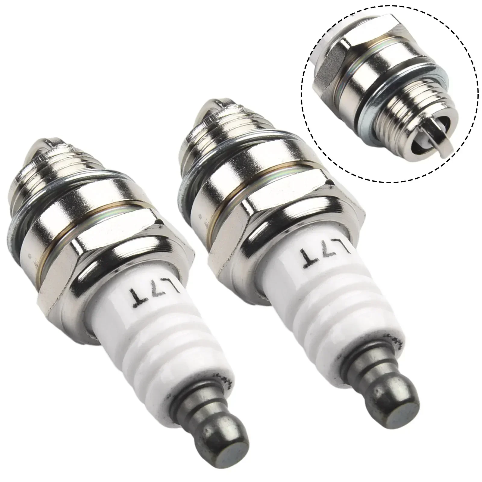 Lawn Mower Parts Spark Plug Garden Yard 2 Pcs Flat Sealing Seat For Beru Z261 For Bosch WR11EO For Oregon O-RJ19