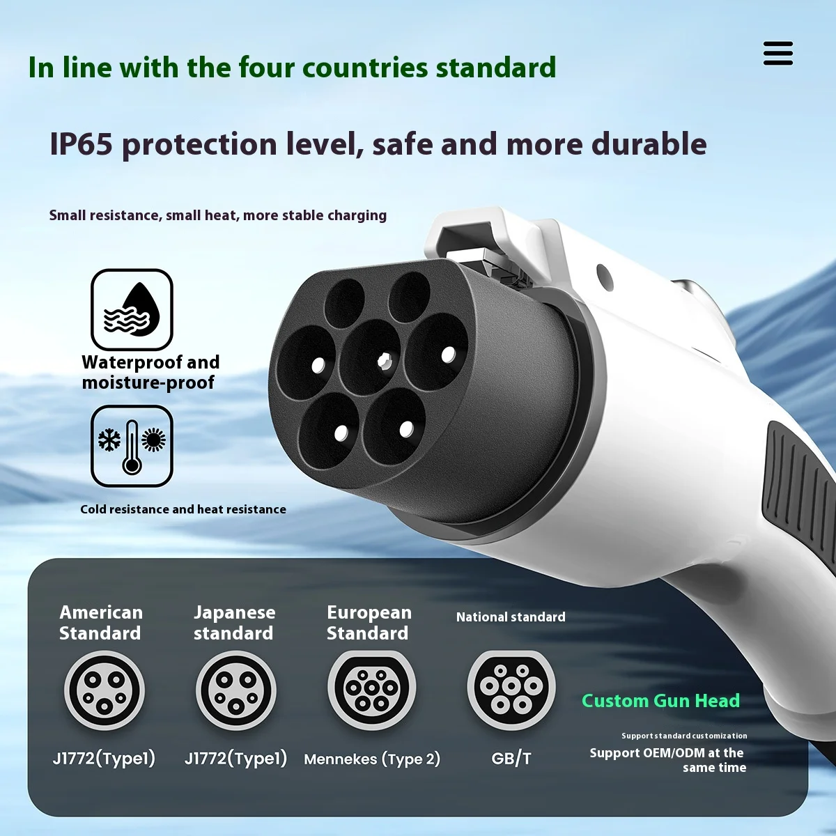 

OEM ODM 11 кВт CCS2 OCPP Коммерческое настенное быстрое зарядное устройство переменного тока для электромобилей Новое состояние Зарядная станция для автомобильных аккумуляторов