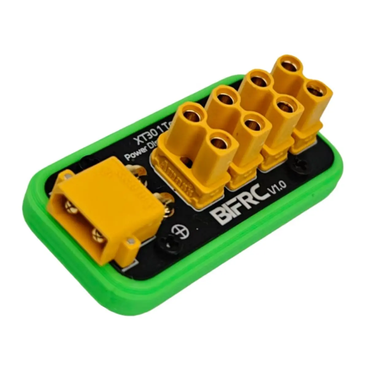 AT42  30A XT30 Port 1 to 4-Channel Power Distribution Board XT30 Plug Socket Module for RC Model Car/Vehicle/Boat DIY Accessory