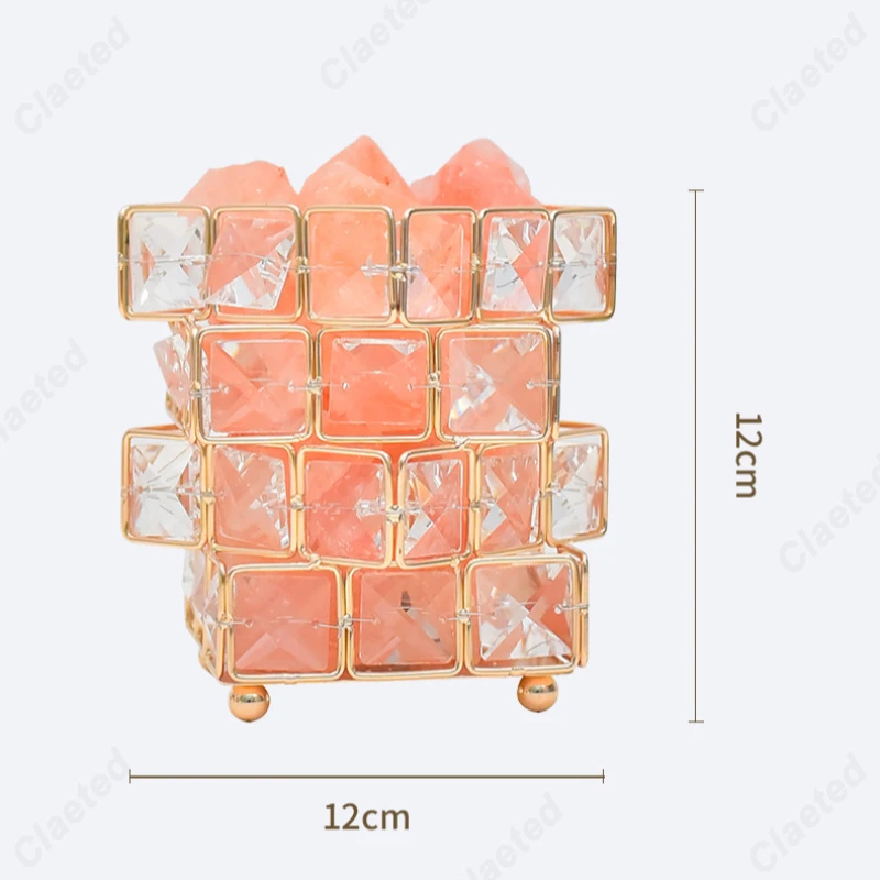 창의적이고 미니멀리스트 LED 소금 램프 야간 조명 침실 하이 엔드 느낌 침대 옆 잠자는 분위기 책상 램프