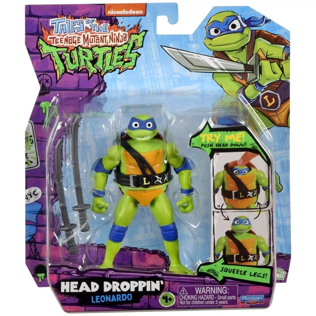 Playmates Anime Figure Teenage Mutant Ninja Turtles Figure Modle Movie Edition Pussy Doll Collect Custom Birthday Toy Gifts - view 3