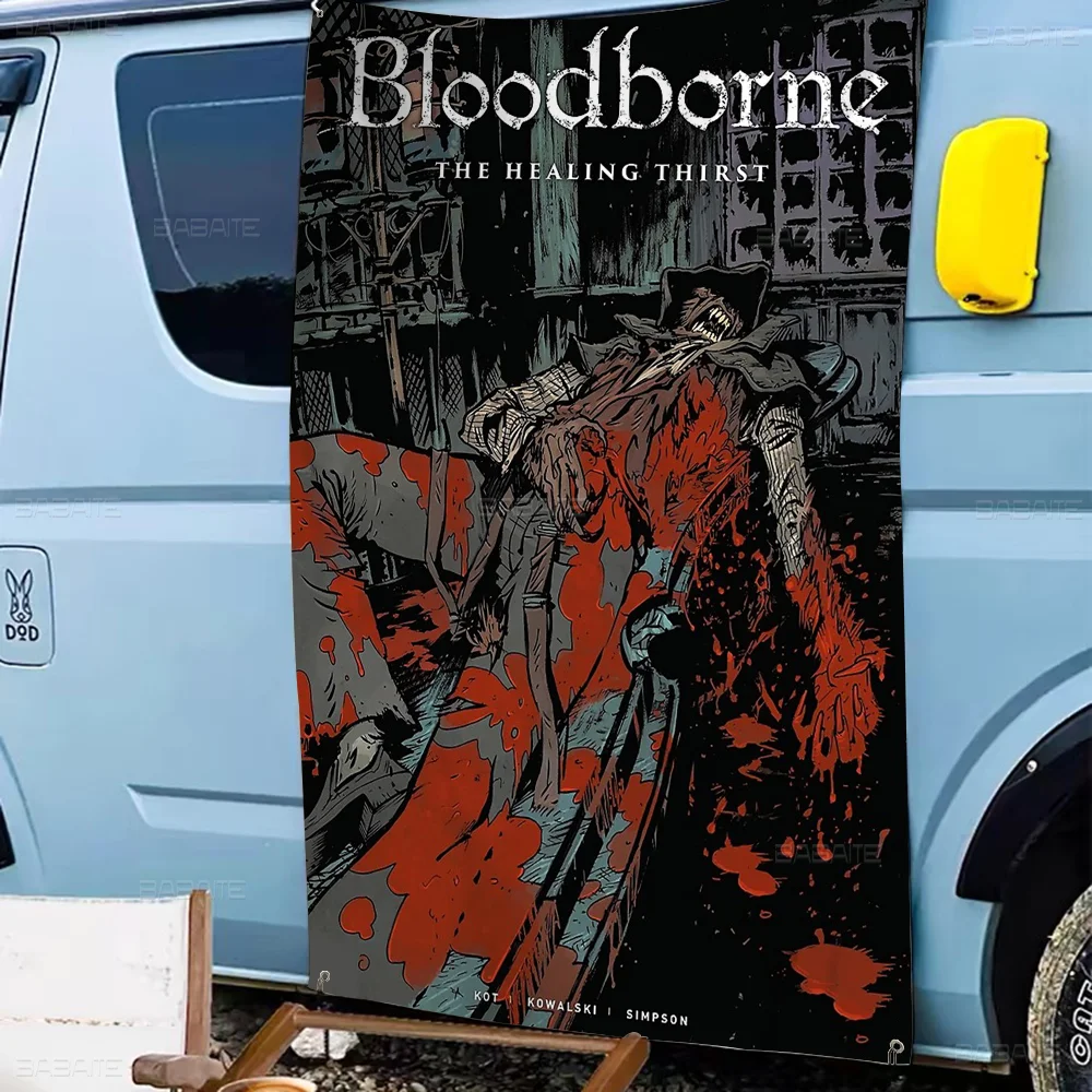 Bloodborne Anime Chart Flag For Living Room Home Dorm Decor Art Home Decor Banner