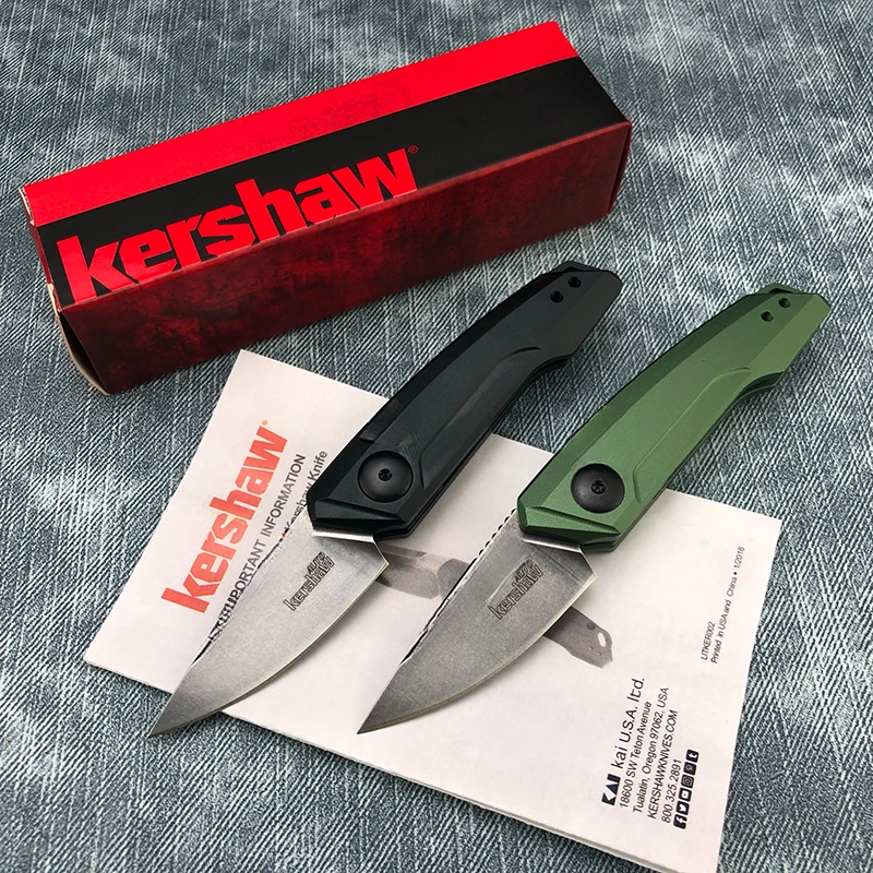 MINI Pocket Knife KS 7250 Small Folding Knife CPM-154 Blade Aluminum Alloy Handles Camping Knives Hunting Tactical EDC Tools