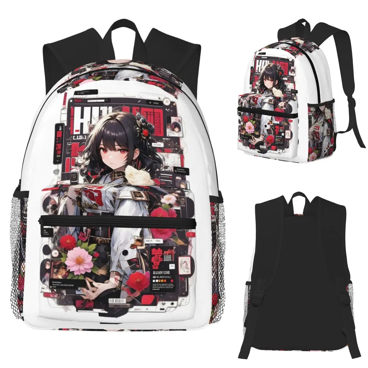 

Crimson Chronicle Anime Student Backpack School Bag Hiking Travel Daypack for Boys Girls Fashion Bookbag Shoulder Bags