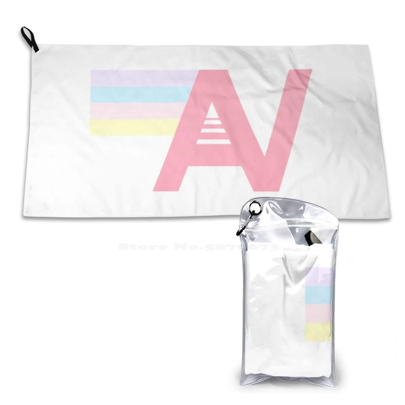 Preppy Av Gym Outdoor Sports Fitness Towel Bath Washcloth Preppy Vsco Summer Aesthetic Evil Eye Star Loveshackfancy Pink Monkey