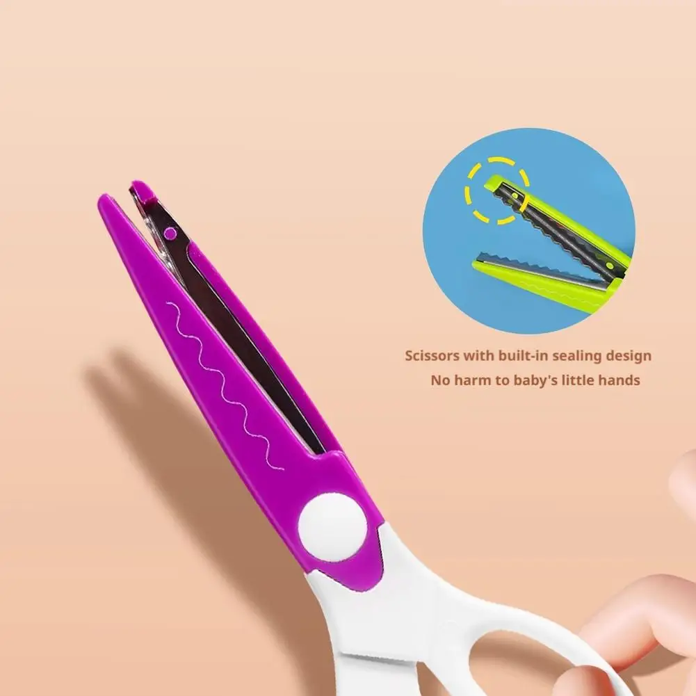 1set Creative Hole Punch Set Perfect For DIY Scrapbooking And Birthday Cards Fixed Patterns And Random Colors Available