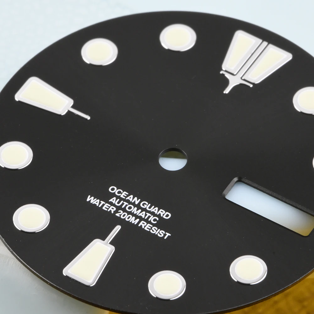 

Циферблат для часов HEIMDALLR, 4,0 мм, 28,5 мм, C3 Super Luminous, аксессуары для часов, совместимые с механизмами NH35/36.