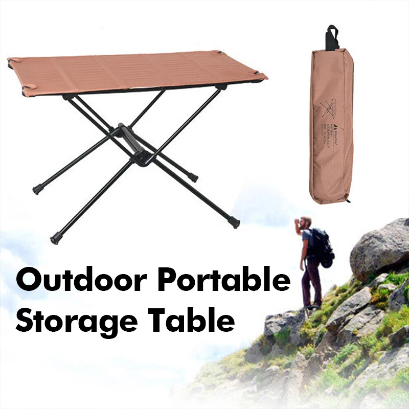 

Foldable Camping Table-Aluminum Lightweight Folding Table Compact Roll Up Tables Collapsible Table for Fishing Picnic BBQ