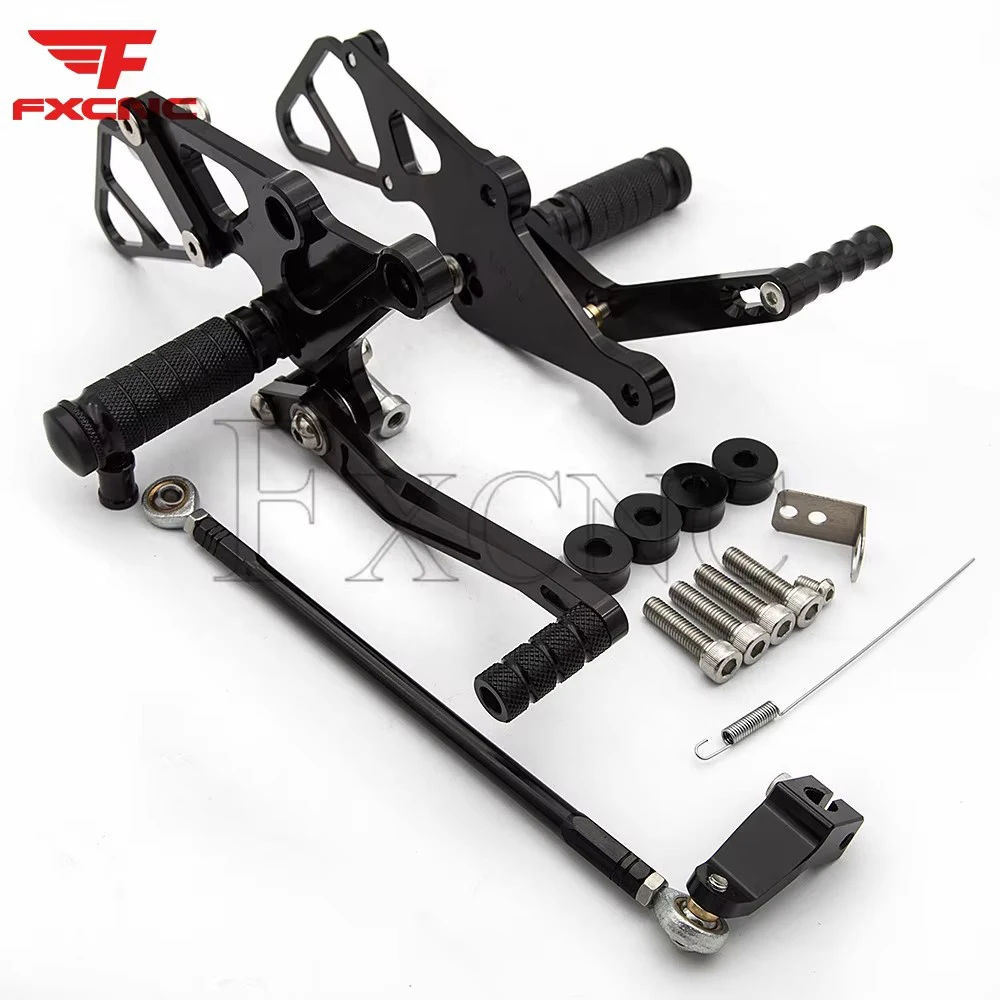 For YAMAHA XSR700 2015-2018 17 16 Motorcycle Rearset Footrest Footpeg Adjustable Aluminum Rear Set Footrest Foot Peg