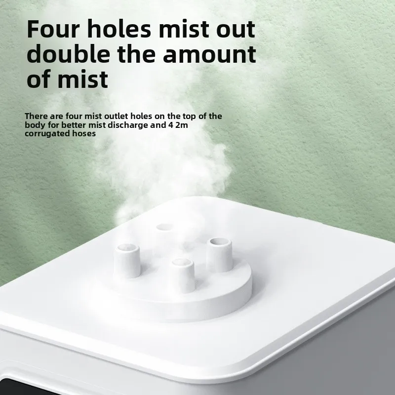 Nebulizador humidificador de recarga de agua automática, generador de niebla para exteriores para acuario, estanque de peces, jardín, rocalla y decoración de paisajes