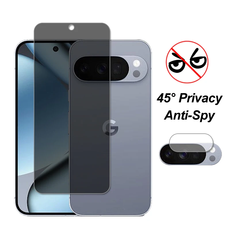 Pour Google Pixel 10 Pro protecteur d'écran en verre confidentialité verre trempé protection téléphone caméra lentille Film pour Google Pixel 10 Pro