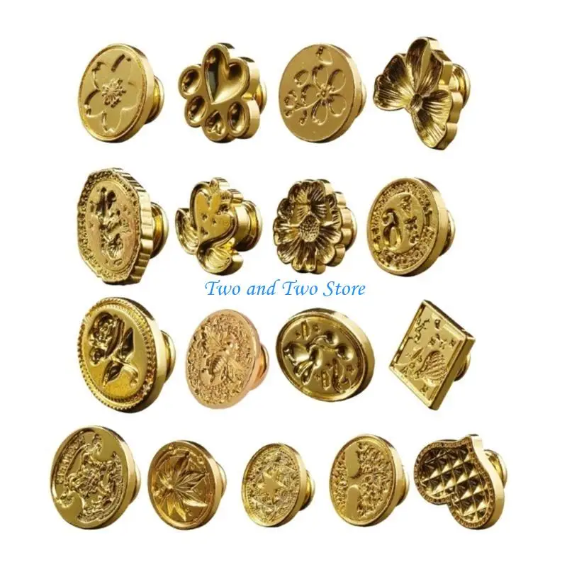 HX6F Sealing Wax Stamp Handle Resin Mold Wax Seal Stamp Making Supplies for DIY Craft