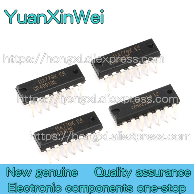 10PCS  CD4001BE CD4002BE CD4011BE CD4012BE CD4013BE CD4016BE CD4023BE CD4024BE CD4025BE Into The DIP - 14 Logic Nor Gate Chip