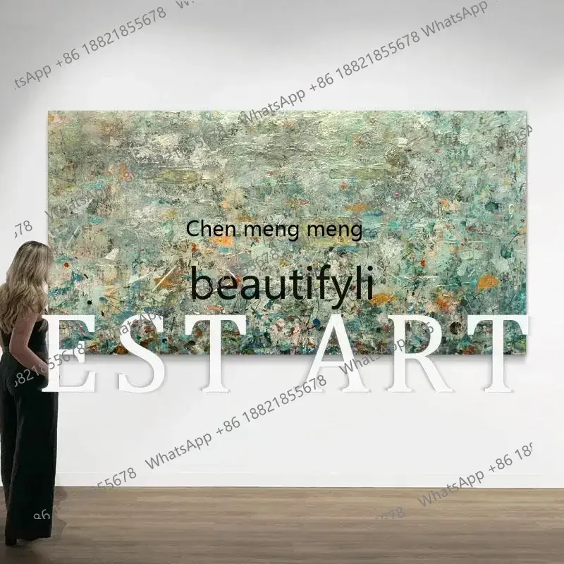 D178  Living room painting hand-painted oil painting forest series high-end abstract texture painting