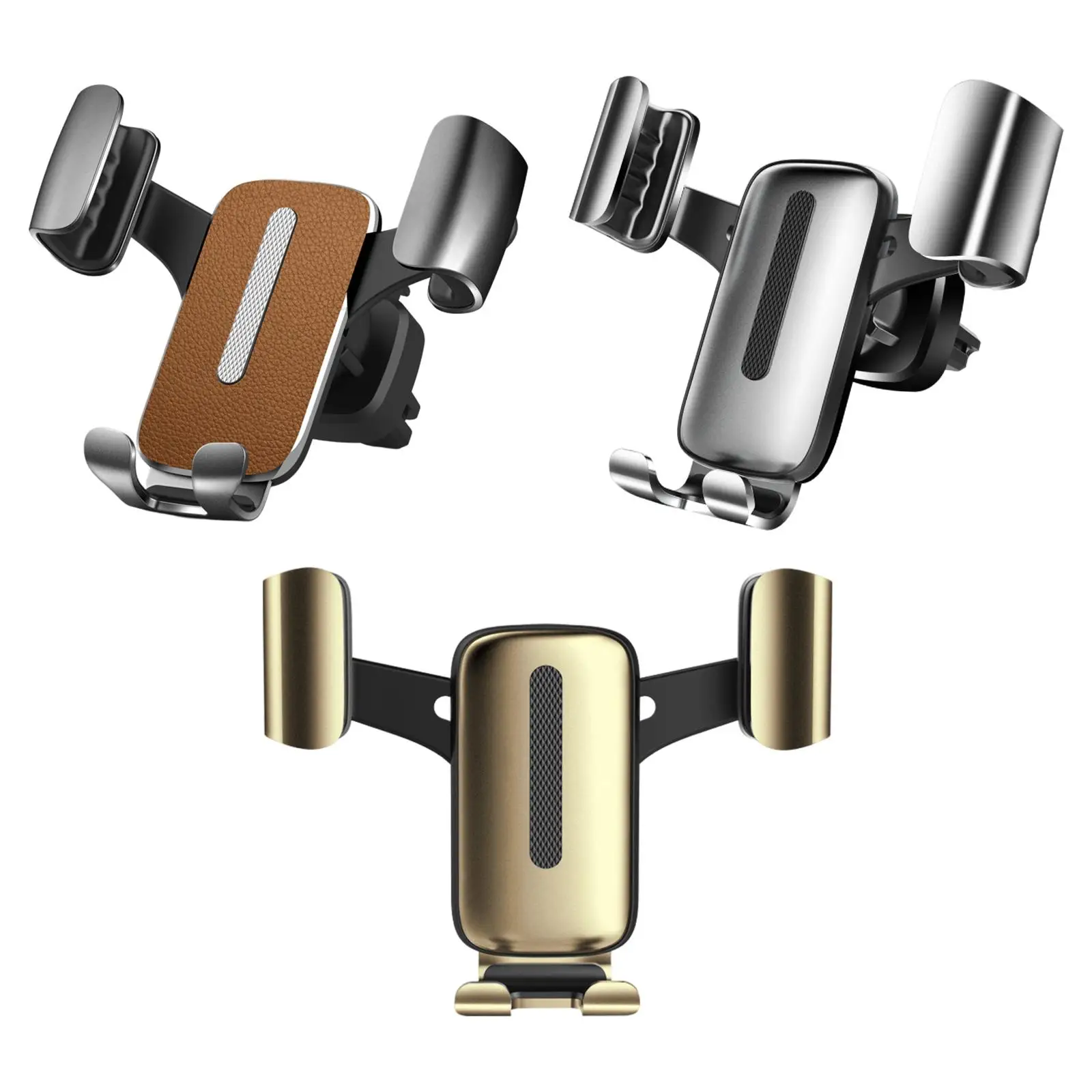 Car Phone Mount Gravity Holder Vent Clip Smartphones 4