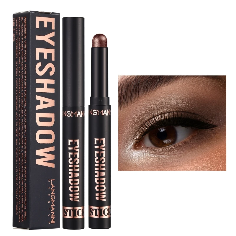 Eyeshadow Stick Soft Matte Shimmering Eye Shadow Pencil Crayon Highlighting Pigmented Eyeshadow Pencil Waterproof