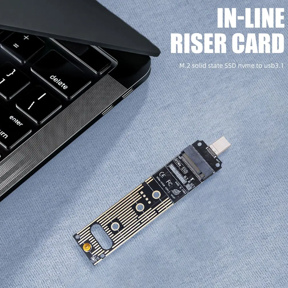 M.2 NVME SSD to USB 3.1 Adapter USB3.1 Gen 2 PCI-E to USB-A 3.0 Internal Converter Card 10Gbps for Samsung 970 960/For Intel NEW