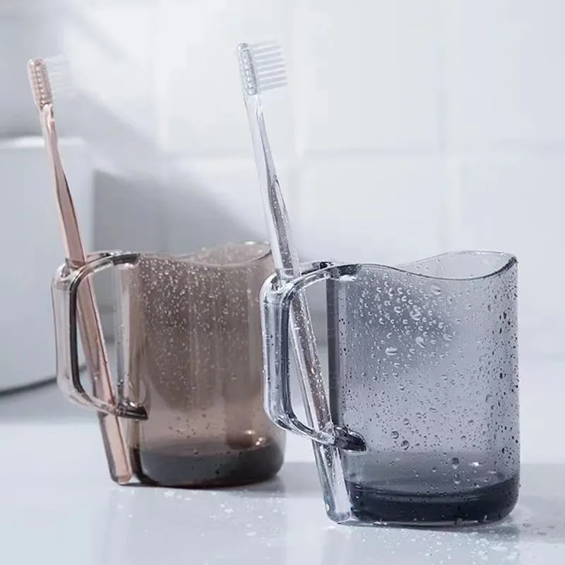 K-Pop شيطان الصيادين كوب لفرشاة الأسنان الكرتون أكواب مياه بلاستيكية موضة زوجين كوب غسول الفم اكسسوارات الحمام المنزل ديكور الهدايا #2