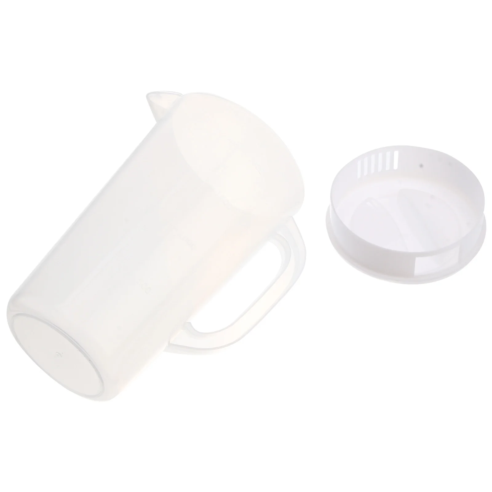 

Large Capacity Water Pitcher Food-Grade Plastic Cold Resistant Beverage Jug For Juice Milk Iced Tea Party Picnic Pink