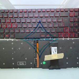 Bàn phím được hồi quy cho Acer Nitro 5, SP, BR, USA, UK, LA, RU, AN515-54, AN515-55, AN515-43, AN517-51, AN517-52, AN715, 52, AN715-51, mới 8 Bán hàng chính BR 52 - 8