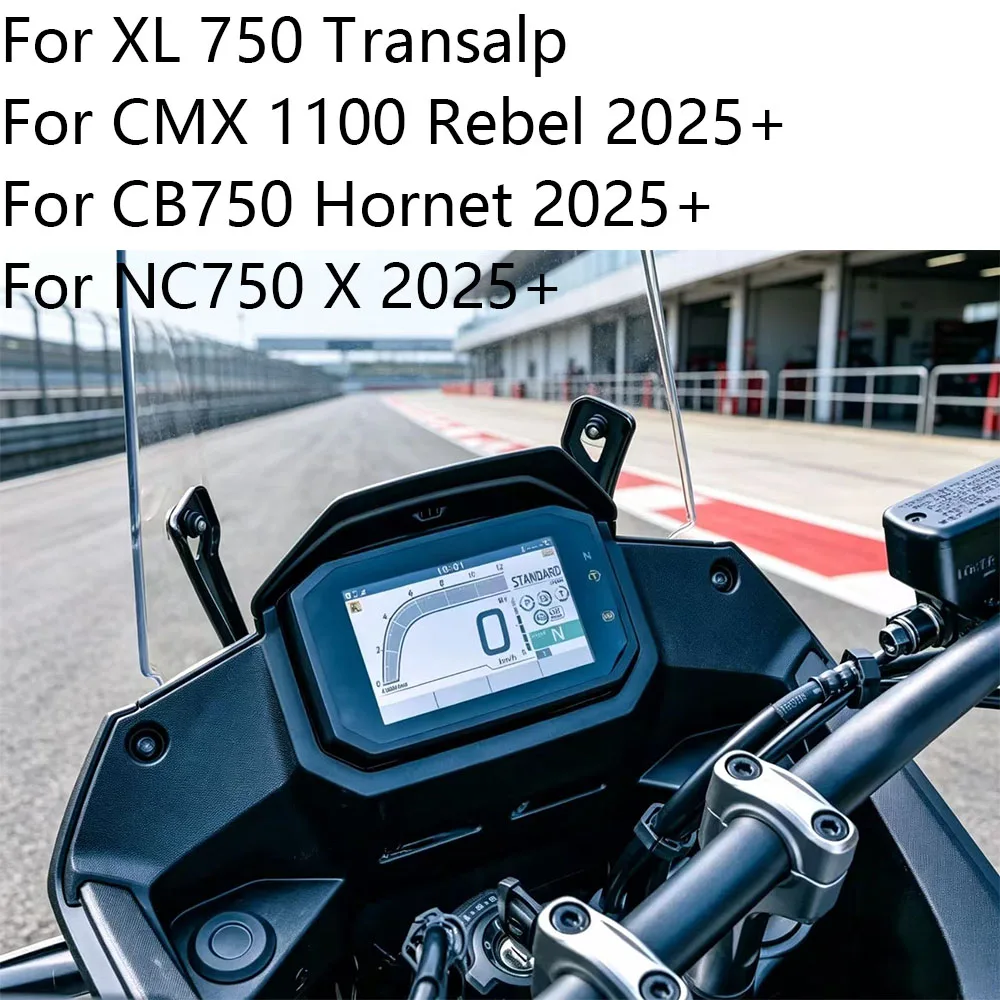 New For XL 750 Transalp 2025 Scratch Cluster Screen Dashboard CMX1100 Rebel NC750 X CB750 Hornet Protection Instrument Film