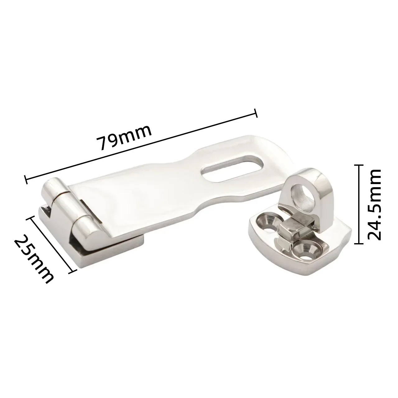 1 pz chiusura per porta marina fibbia rotante serratura a scatto in acciaio inossidabile per barca girevole chiusura a occhiello chiusura a scatto accessori hardware marino