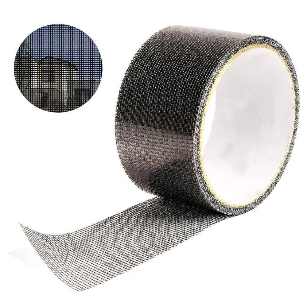 Window Net Anti-mosquito Mesh Screen Repair Tape Repair Broken Hole Window Waterproof Patch Net Self-adhesive Mesh Tape Tools