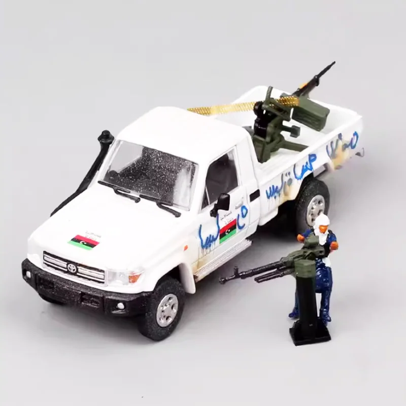 

Литой под давлением масштаб 1:64, сплав LC79, внедорожный пикап, модель автомобиля, готовый продукт, имитация коллекции игрушек, подарок, статический дисплей