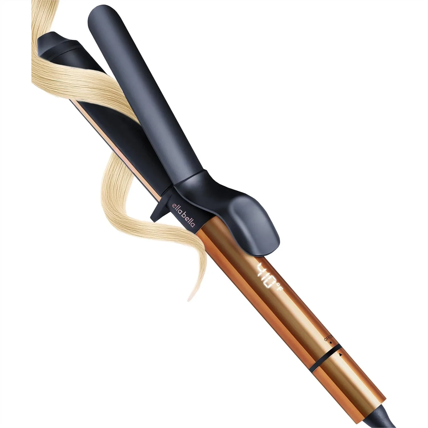 1 Inch Curling Iron with Ceramic Technology for All Hair Types, Digital Temperature Display and Heat Protection