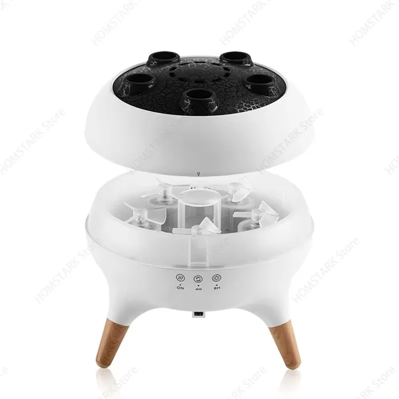 Colorful Gradient Ambient Night Light Kinetic Jellyfish Humidifier Diffuser, Two‑Speed Timing Large Capacity Water Tank
