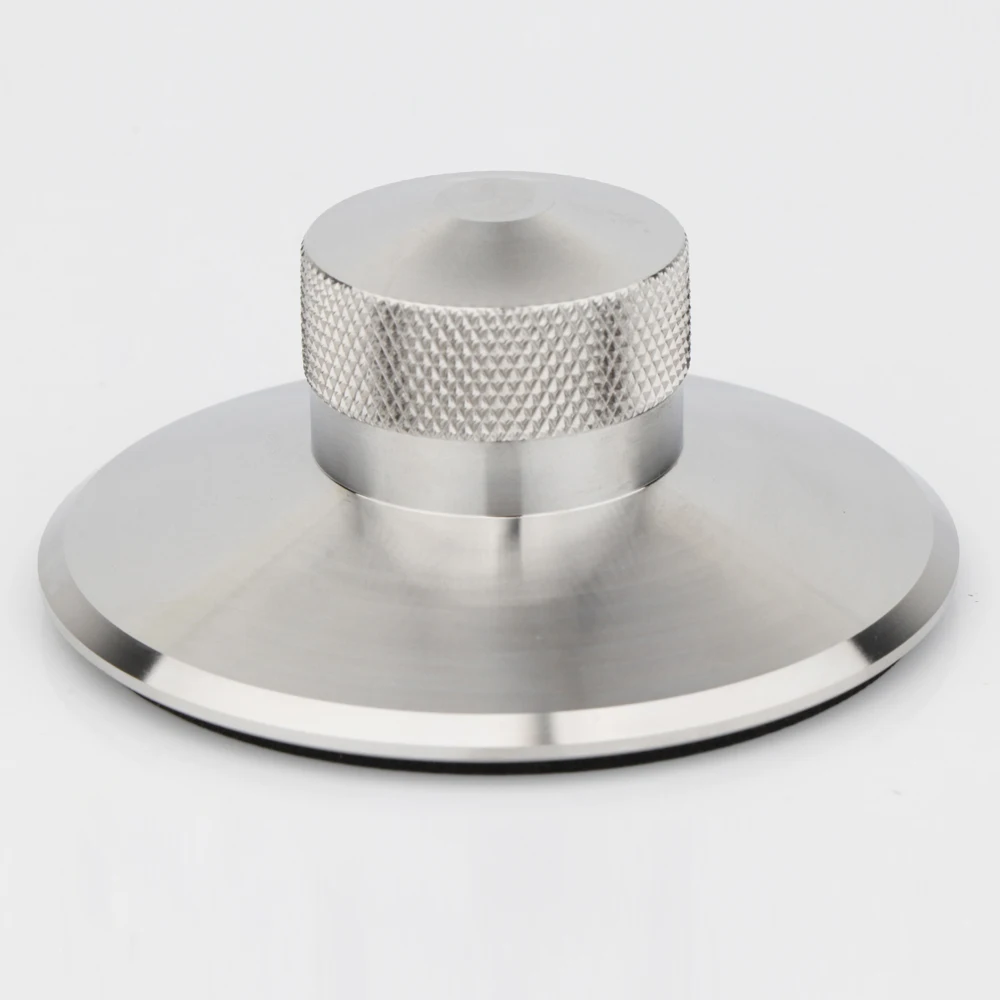 LP الفينيل القرص الدوار مسجل 380 جرام الفولاذ المقاوم للصدأ الوزن المشبك استقرار الاهتزاز مع مستوى كامل التصنيع باستخدام الحاسب الآلي Hifi DIY بها بنفسك